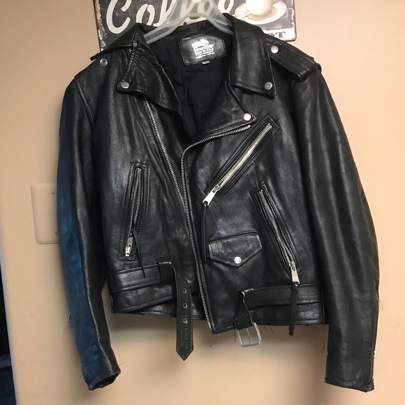 Prime Parts Leather Jacket Men’s - Picture 1 of 3